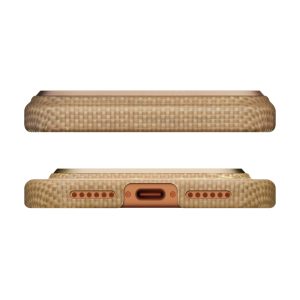 iPhone 17 Pro Pitaka Ultra Slim Case - Golden Glint - Image 6