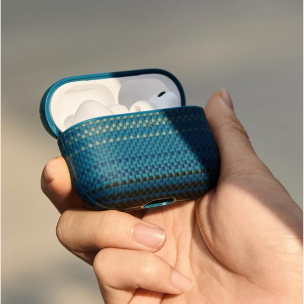 AirPods Pro 3 Pitaka Aramid Fiber Magnetic Case - Moonrise - Image 5