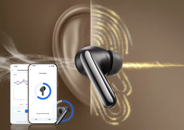 QCY MeloBuds N60 Earbuds - Black - GC - Image 4