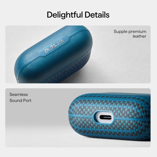 AirPods Pro 3 Pitaka Aramid Fiber Magnetic Case - Moonrise - Image 7