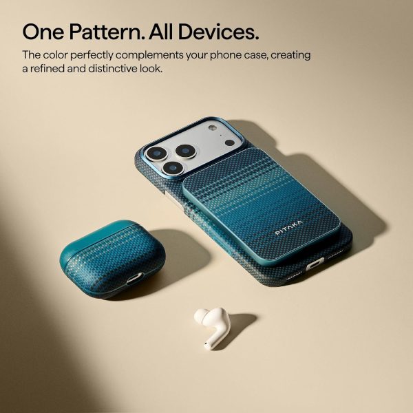 AirPods Pro 3 Pitaka Aramid Fiber Magnetic Case - Moonrise - Image 4