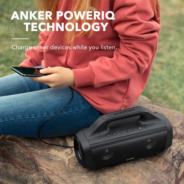 Anker Boom 2 SE Portable 30W Bluetooth Speaker - Black - A3148Z11 - OP - Image 2