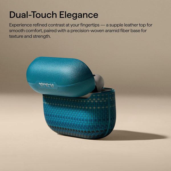 AirPods Pro 3 Pitaka Aramid Fiber Magnetic Case - Moonrise - Image 3