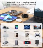 Choetech XCC-1008 100W C to C Cable - Black - GC - Image 4