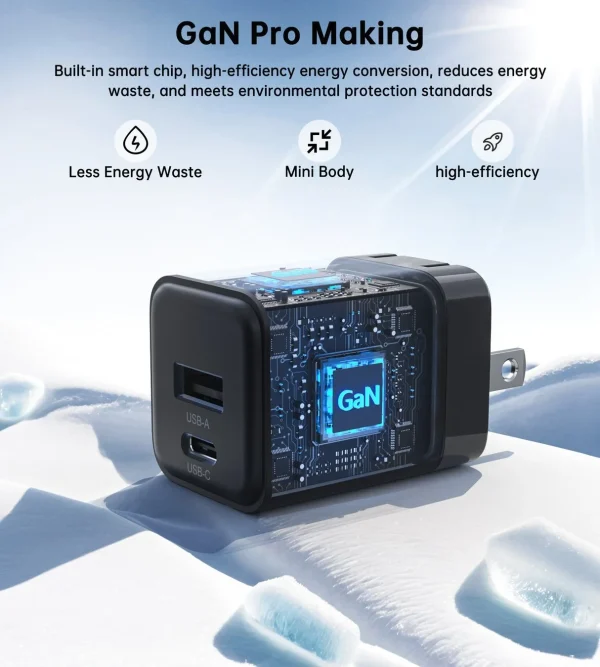 Choetech PD5012 GaN PD30W Charger - White - GC - Image 3