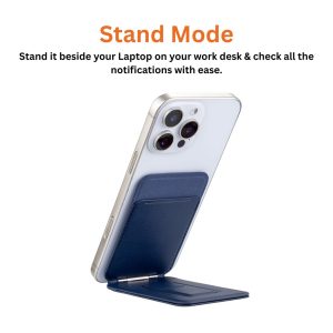 Magnetic Tripod Stand & Wallet by Skip the Noise - Orange - Image 7