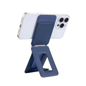 Magnetic Tripod Stand & Wallet by Skip the Noise - Blue - Image 9