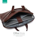 Amaze A920 Office Mate Synthentic Leather Bag 13/14inch - Black - BIS - Image 4