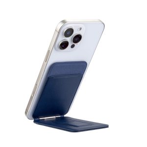 Magnetic Tripod Stand & Wallet by Skip the Noise - Blue - Image 12