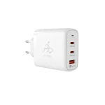 Taar Fusion Triple Boost PD 65W with C to C Cable - White