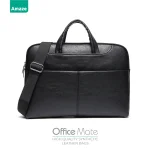 Amaze A920 Office Mate Synthentic Leather Bag 15/16inch - Black - BIS