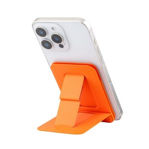 Magnetic Tripod Stand & Wallet by Skip the Noise - Orange - Image 14
