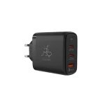 Taar Fusion Triple Boost PD 65W with C to C Cable - Black