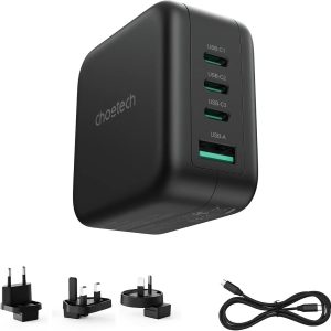 Choetech PD6055 70W Gan Travel Charger - Black - GC - Image 2