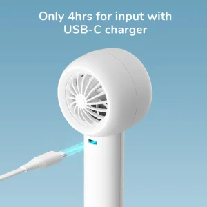 Jisulife Handheld Fan Life 5 Plus 4000mAh - White - Image 4