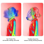 Jisulife Neck Fan Life 3 4000mAh - Dark Green - Image 3