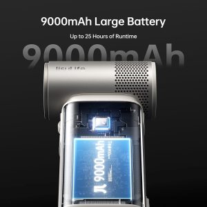 Jisulife Handheld Fan Ultra 2 9000mAh - Light Brown - Image 9