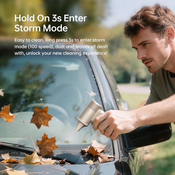 Jisulife Handheld Fan Ultra 2 9000mAh - Golden - Image 5