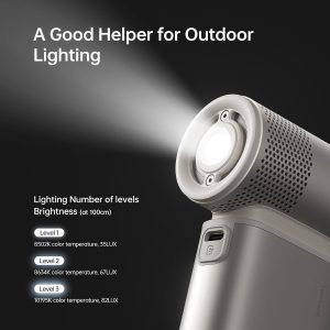 Jisulife Handheld Fan Ultra 2 9000mAh - Light Brown - Image 8