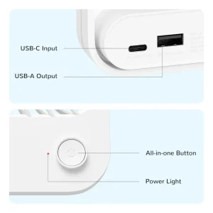 Jisulife Table Fan Life 1 4500mAh - White - Image 7
