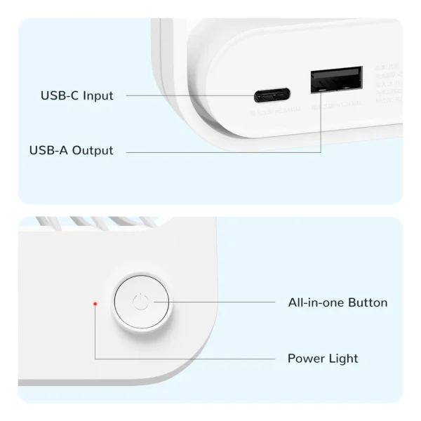 Jisulife Table Fan Life 1 4500mAh - Green - Image 7