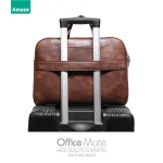Amaze A920 Office Mate Synthentic Leather Bag 13/14inch - Black - BIS - Image 3