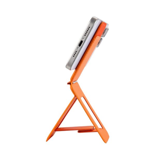 Magnetic Tripod Stand & Wallet by Skip the Noise - Orange - Image 6