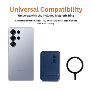 Magnetic Tripod Stand & Wallet by Skip the Noise - Orange - Image 8