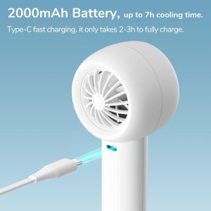 Jisulife Handheld Fan Life 5 2000mAH - White - Image 5