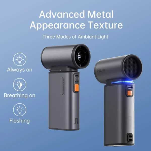 Jisulife Handheld Fan Ultra 1 9000mAh - Dark Grey - Image 7