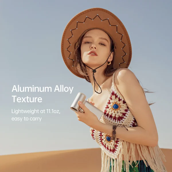 Jisulife Handheld Fan Ultra 1 9000mAh - Dark Grey - Image 6