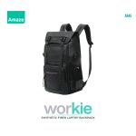 Amaze A945  Premium Synthetic Fiber Backpack - Black - BIS
