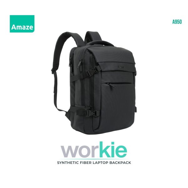 blackApp Image 2026-01-09 at 3.58.44 PM (1) Amaze A950 Workie Synthetic Fiber Backpack Best Price in Pakistan