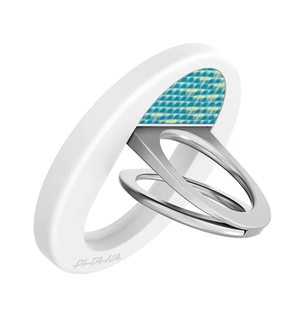 PITAKA MagEZ Grip 3 Compatible with MagSafe Ring for iPhone 17/16/15/14/13/12 - Lucid Blue - Image 3