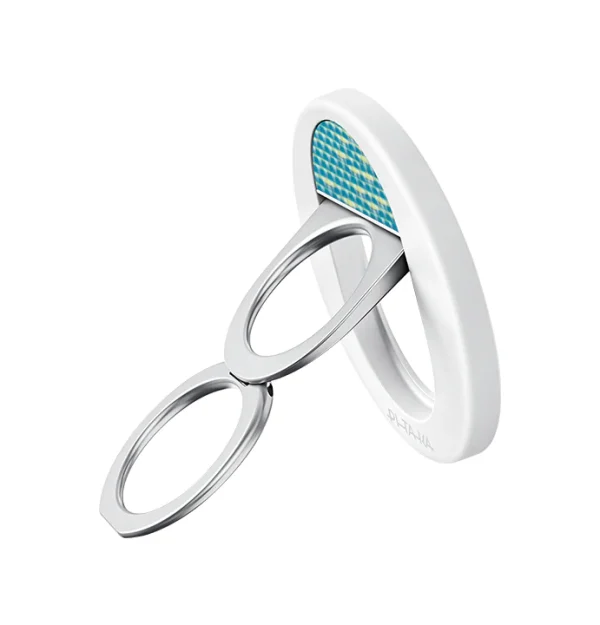 PITAKA MagEZ Grip 3 Compatible with MagSafe Ring for iPhone 17/16/15/14/13/12 - Lucid Blue - Image 4