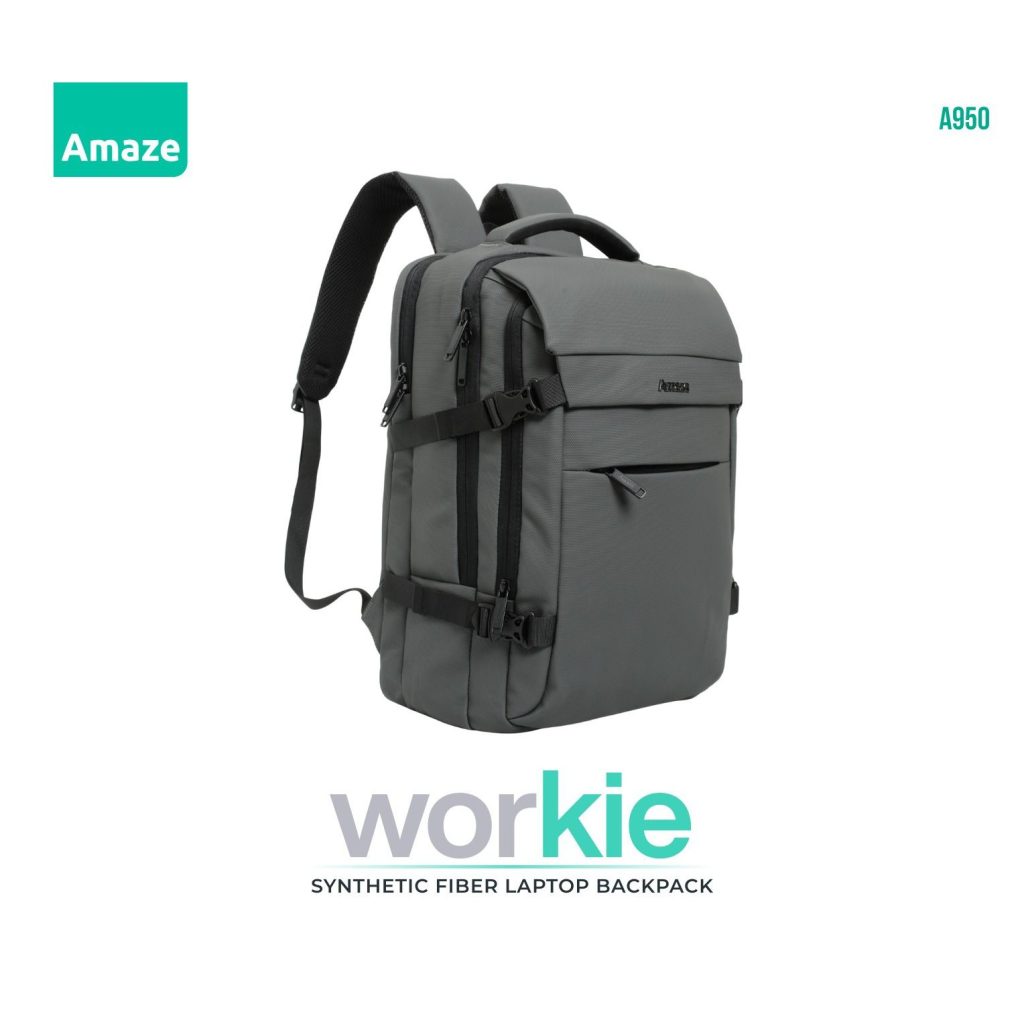 Amaze A950 Workie Synthetic Fiber Backpack Best Price in Pakistan