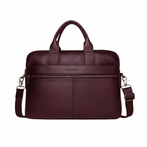 Amaze A925 Executive Original Leather Bag 15.6inch Best Price in Pakistan