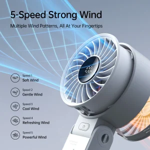 Jisulife Handheld Fan Life 7 3600mAh - Black - Image 6