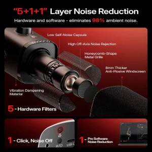Maono Wireless USB Microphone - PD100W  - OP - Image 6