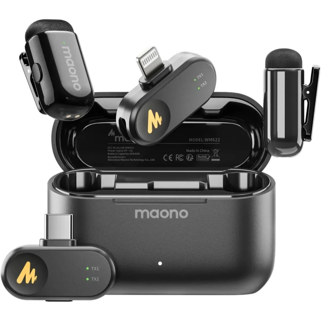 Maono Wave T1 Mini Wireless Lavalier Microphone Best Price in Pakistan