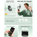 Maono Wave T1 Mini Wireless Lavalier Microphone - T1 Mini Pbc2 - OP - Image 8