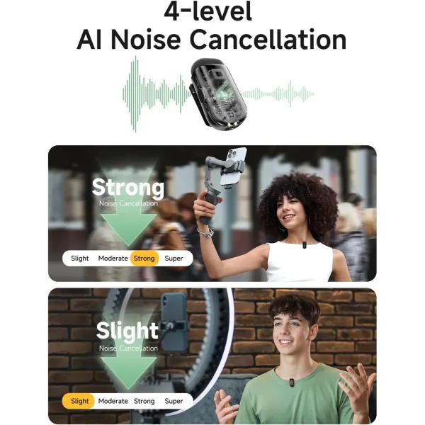 Maono Wave T1 Mini Wireless Lavalier Microphone - T1 Mini Pbc2 - OP - Image 7