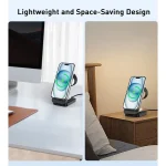 Choetech 3-in-1 Magnetic Wireless Charger 15W - T611F - Black - GC - Image 2