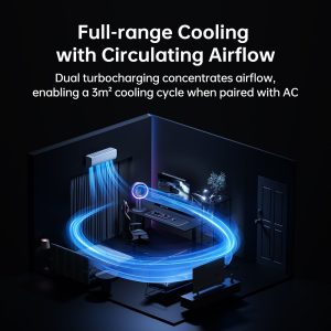 Jisulife Table Fan Pro3 10000mAh - Dark Grey - Image 6