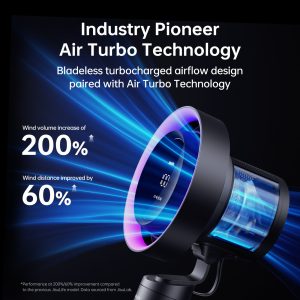 Jisulife Table Fan Pro3 10000mAh - Dark Grey - Image 3