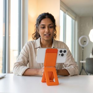 magnetic tripod stand and wallet skip the noise magsafe stand and wallet