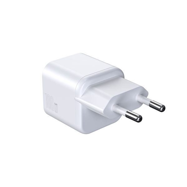 Choetech PD9031 100W Mini Gan Charger EU Plug - White - Image 2