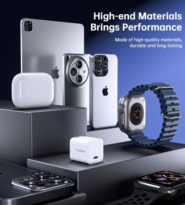 Choetech PD3007 NexGen Mini PD30W GAN Charger US Plug - White - Image 5