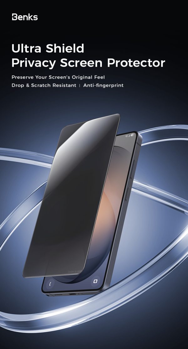 Galaxy S26 Ultra Benks Ultra Shield Privacy Protector - Black - Image 6