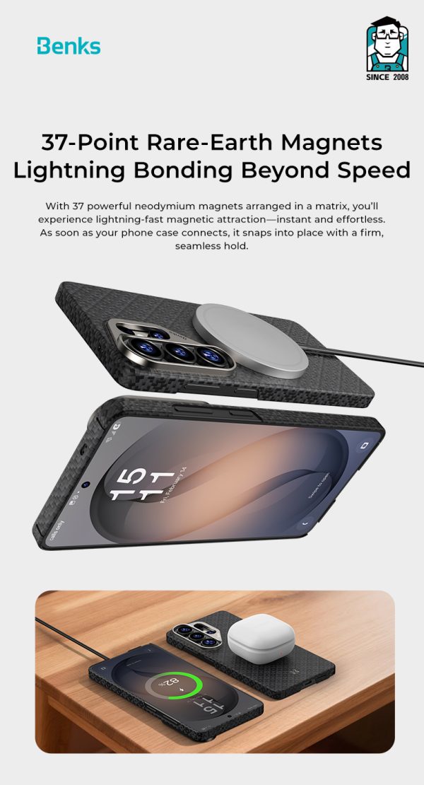 Galaxy S26 Ultra Benks ArmorAir ArmorGrid Case - Black - Image 6